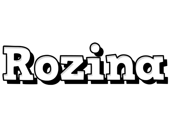 Rozina snowing logo