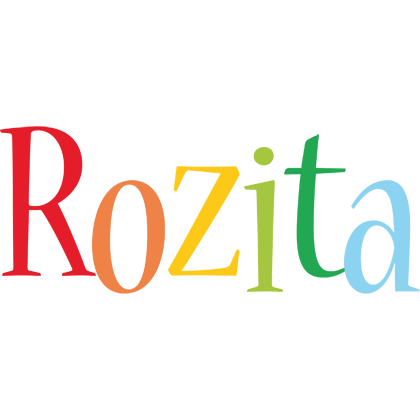 Rozita birthday logo