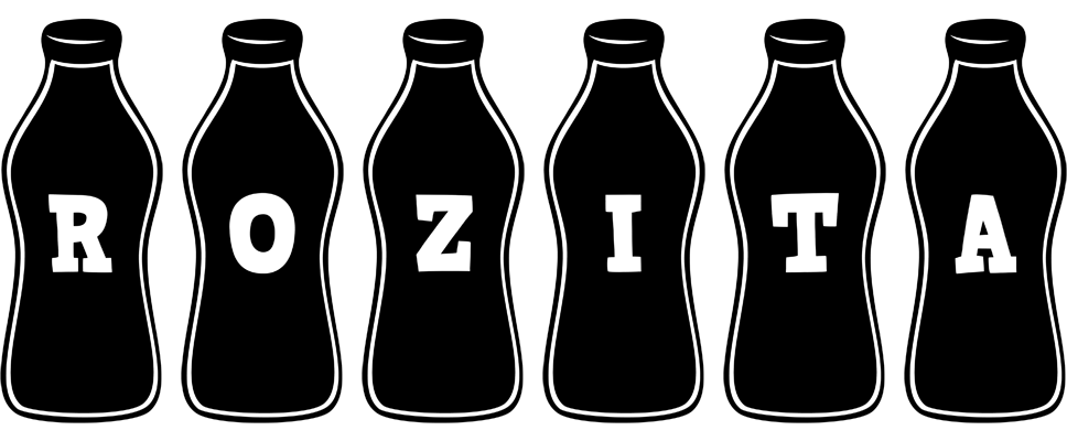 Rozita bottle logo