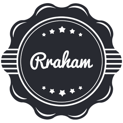 Rraham badge logo