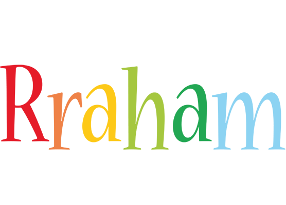 Rraham birthday logo