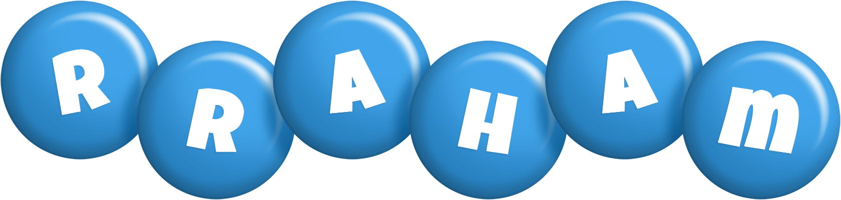 Rraham candy-blue logo