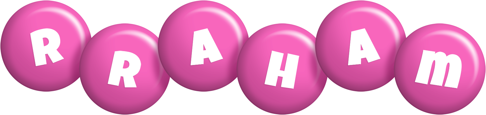 Rraham candy-pink logo