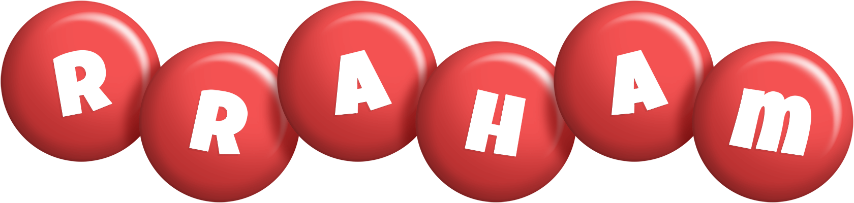 Rraham candy-red logo