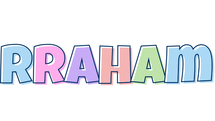 Rraham pastel logo