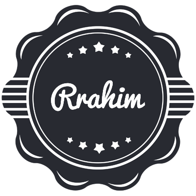 Rrahim badge logo