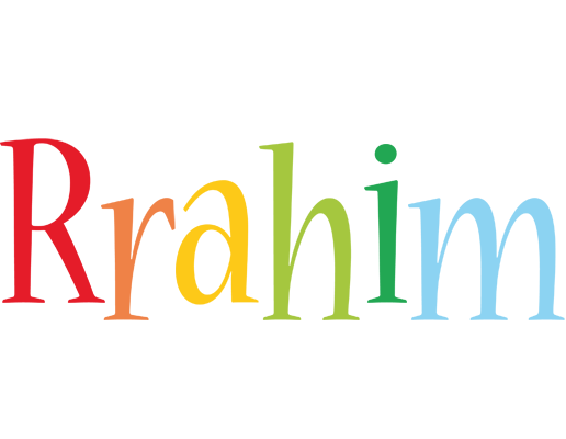 Rrahim birthday logo