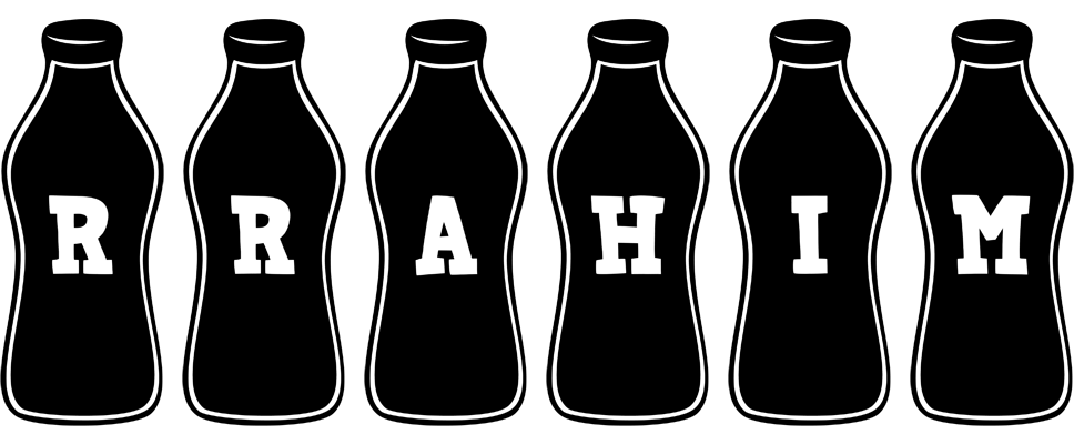 Rrahim bottle logo