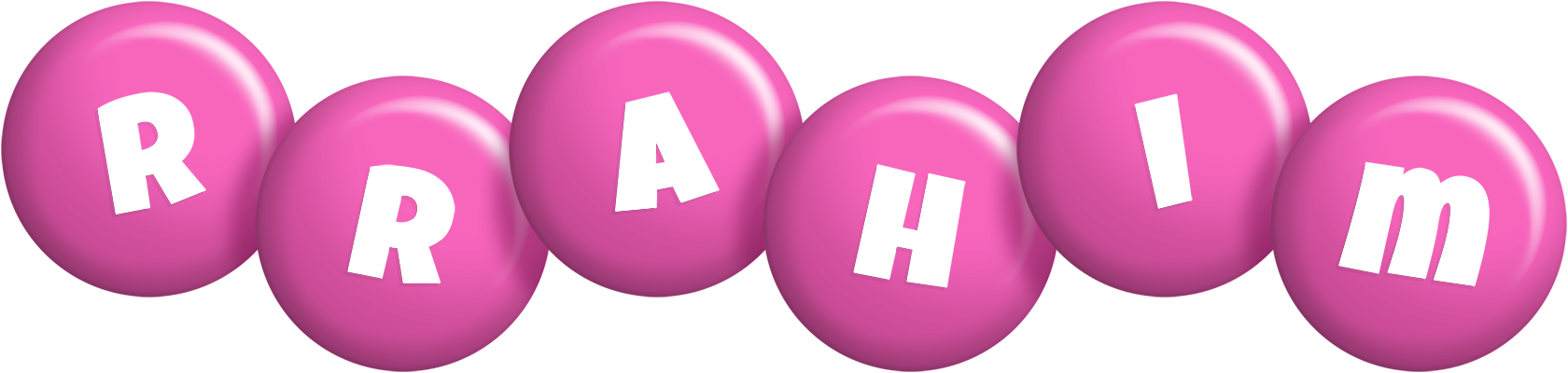 Rrahim candy-pink logo