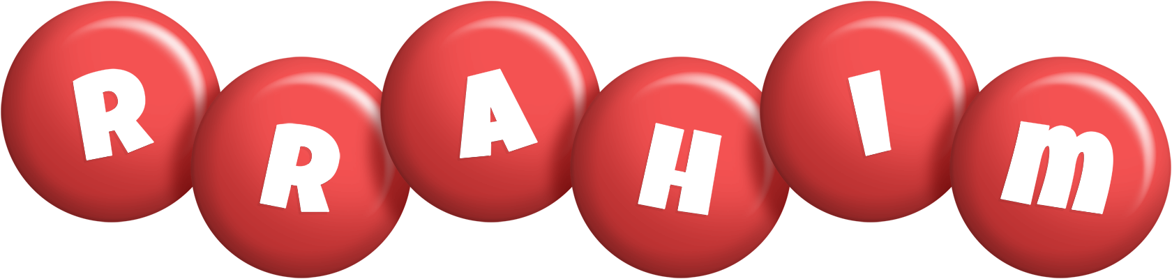 Rrahim candy-red logo