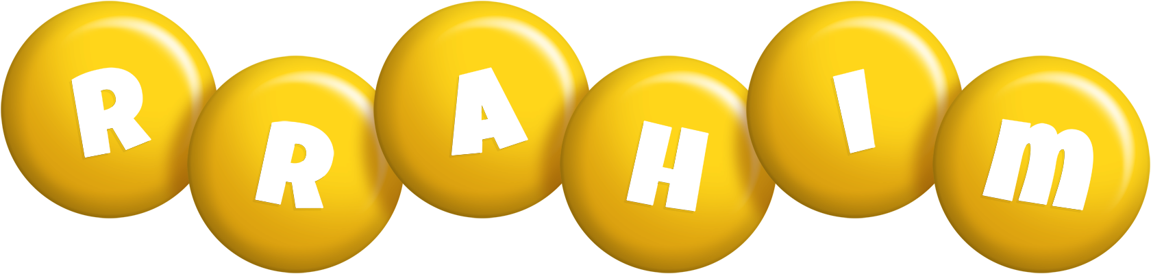 Rrahim candy-yellow logo