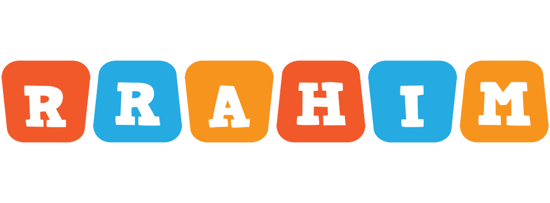 Rrahim comics logo