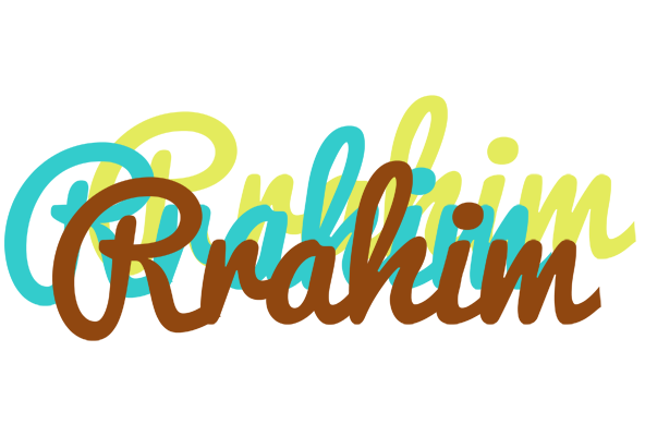 Rrahim cupcake logo