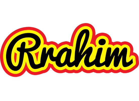 Rrahim flaming logo