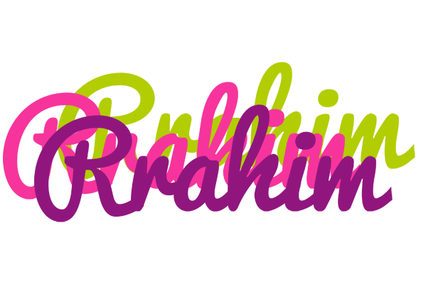 Rrahim flowers logo