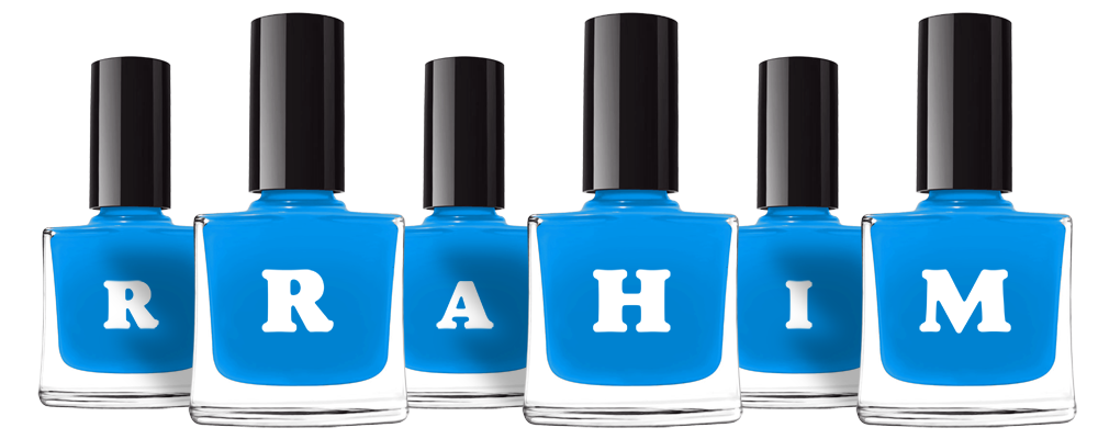 Rrahim glossy logo