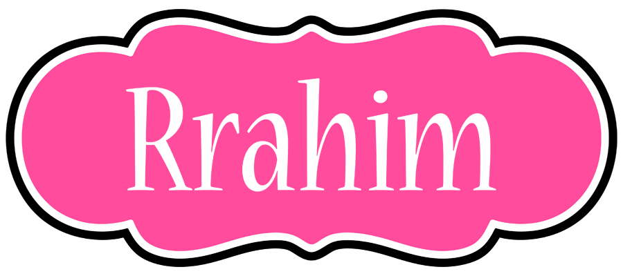 Rrahim invitation logo