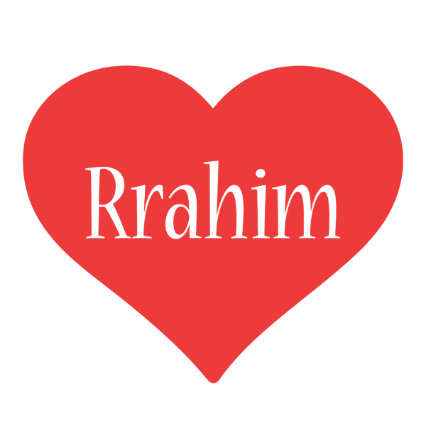 Rrahim love logo