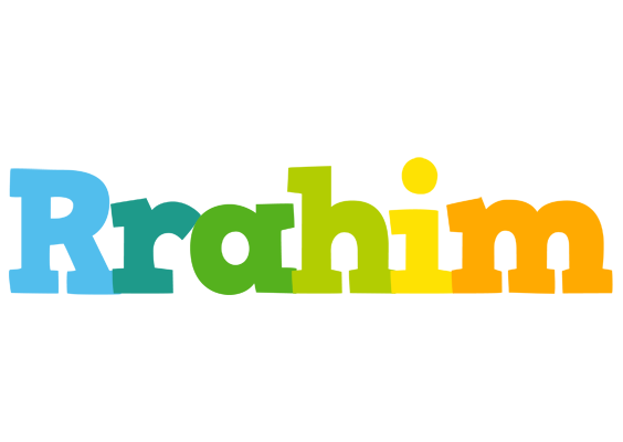 Rrahim rainbows logo