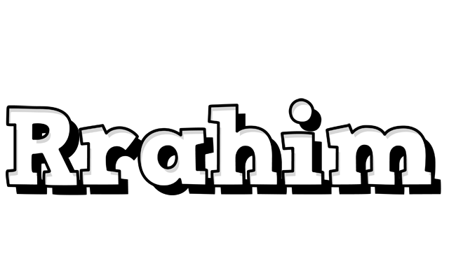 Rrahim snowing logo
