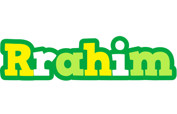 Rrahim soccer logo