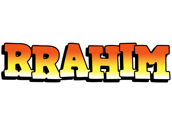 Rrahim sunset logo