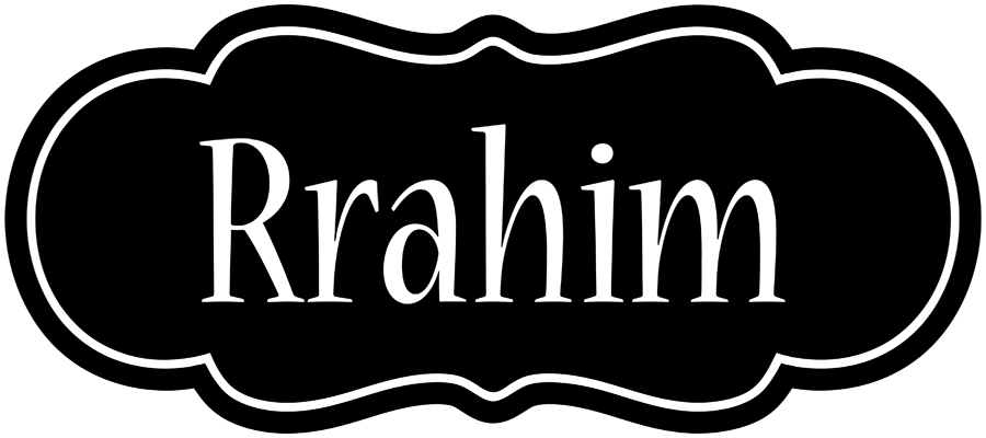 Rrahim welcome logo