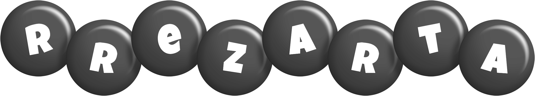 Rrezarta candy-black logo