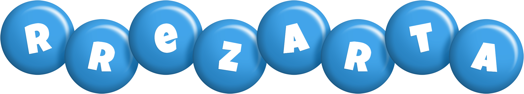 Rrezarta candy-blue logo