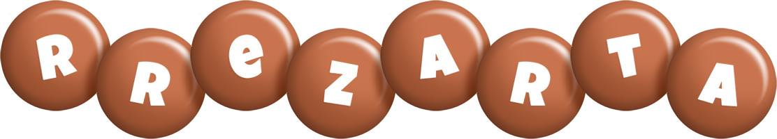 Rrezarta candy-brown logo