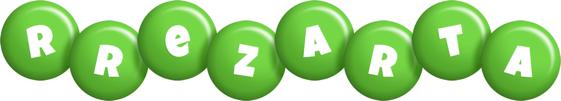 Rrezarta candy-green logo