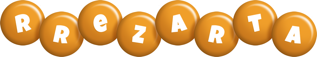 Rrezarta candy-orange logo