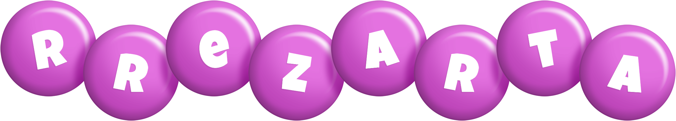 Rrezarta candy-purple logo