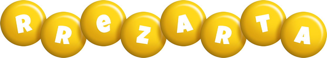 Rrezarta candy-yellow logo