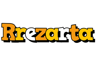 Rrezarta cartoon logo