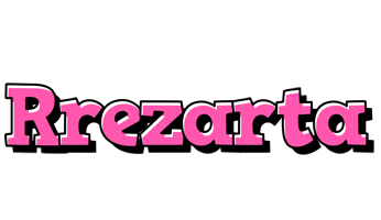 Rrezarta girlish logo