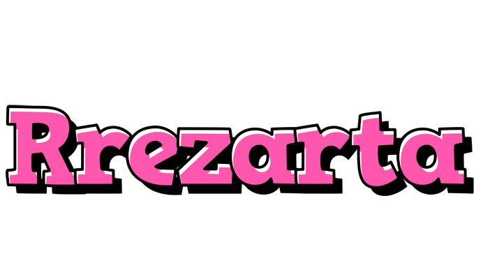 Rrezarta girlish logo