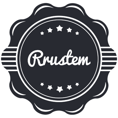 Rrustem badge logo