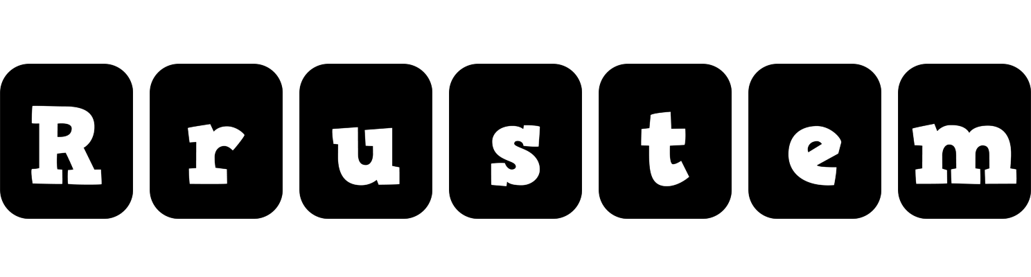 Rrustem box logo