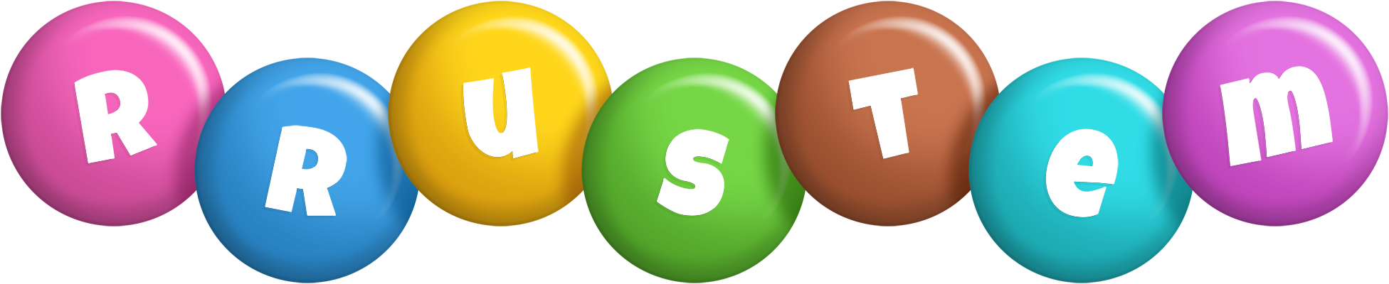 Rrustem candy logo