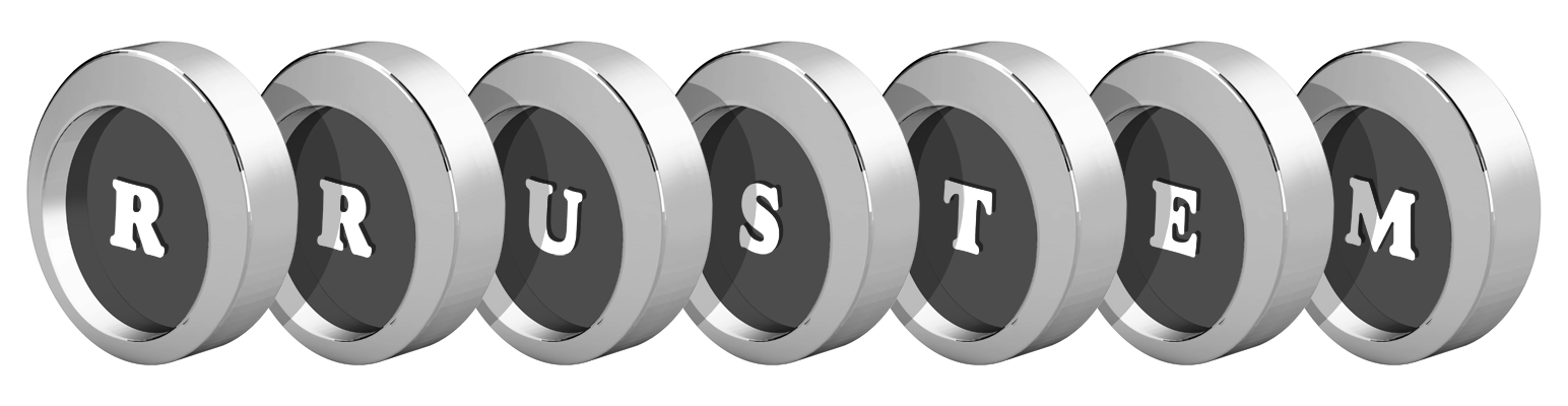 Rrustem coins logo