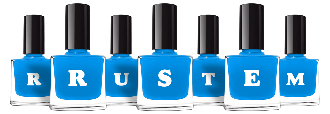 Rrustem glossy logo
