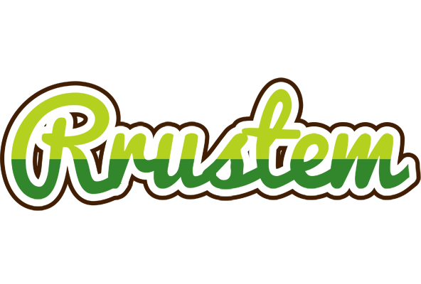 Rrustem golfing logo