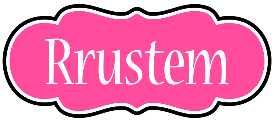 Rrustem invitation logo