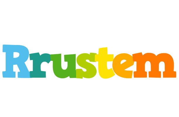 Rrustem rainbows logo
