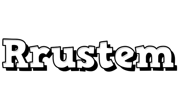 Rrustem snowing logo