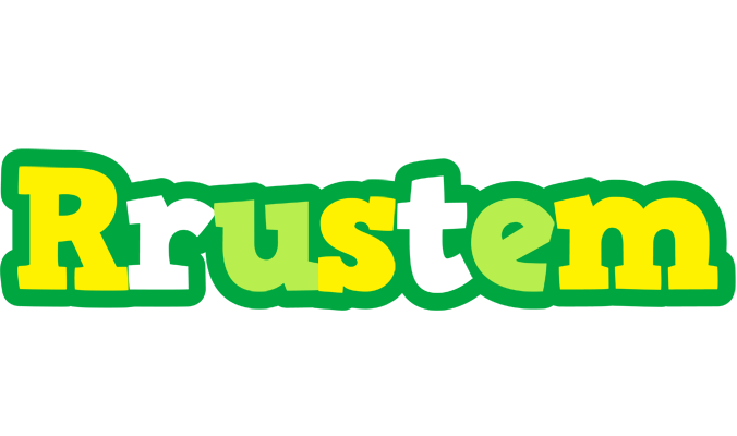 Rrustem soccer logo