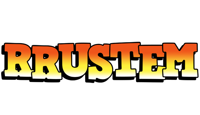 Rrustem sunset logo