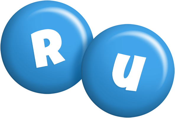 Ru candy-blue logo