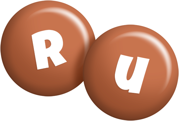 Ru candy-brown logo